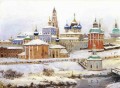 troitse sergiyev monastère Konstantin Yuon scènes de la ville